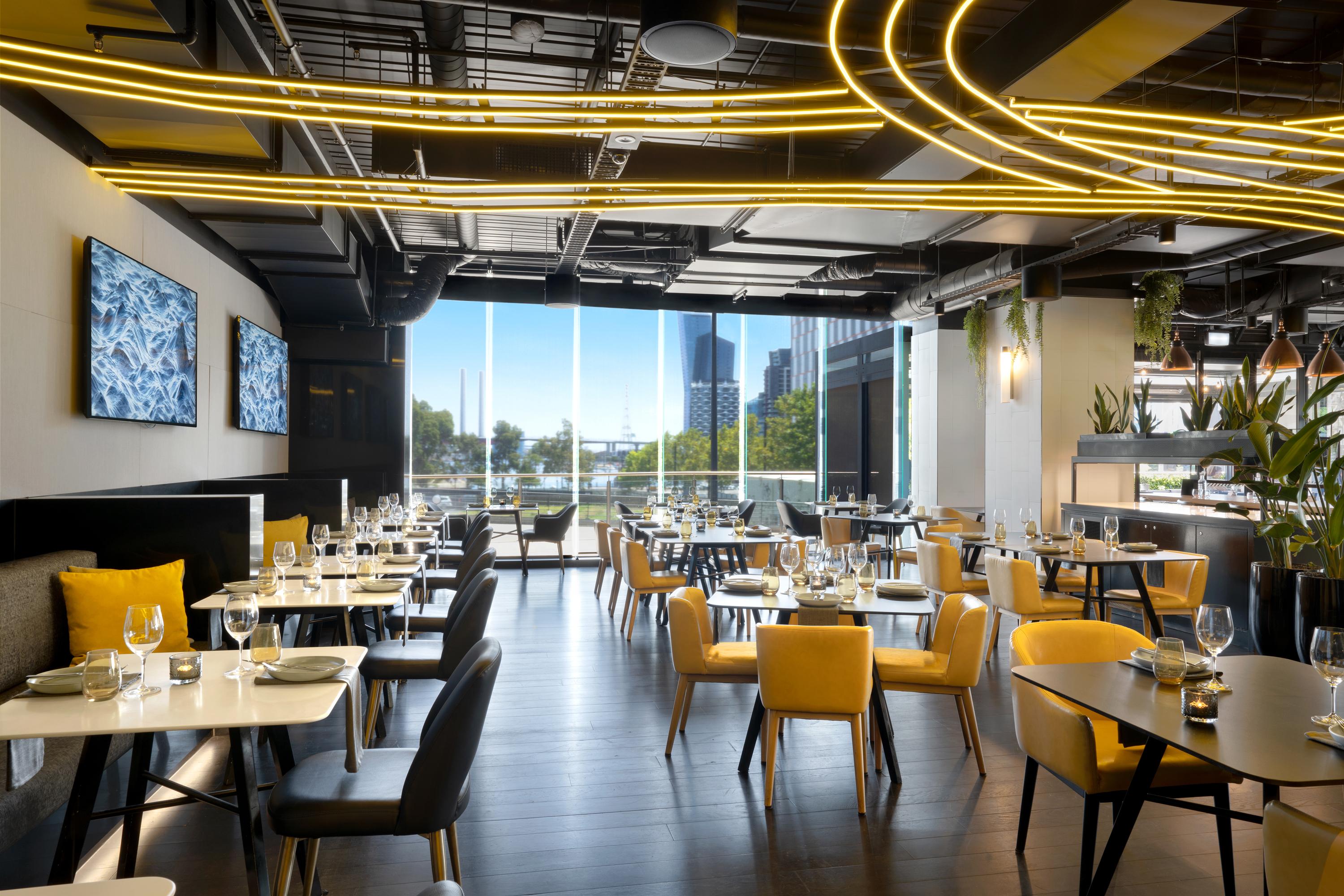 Peppers Docklands Ξενοδοχείο Μελβούρνη Εξωτερικό φωτογραφία The interior of the restaurant